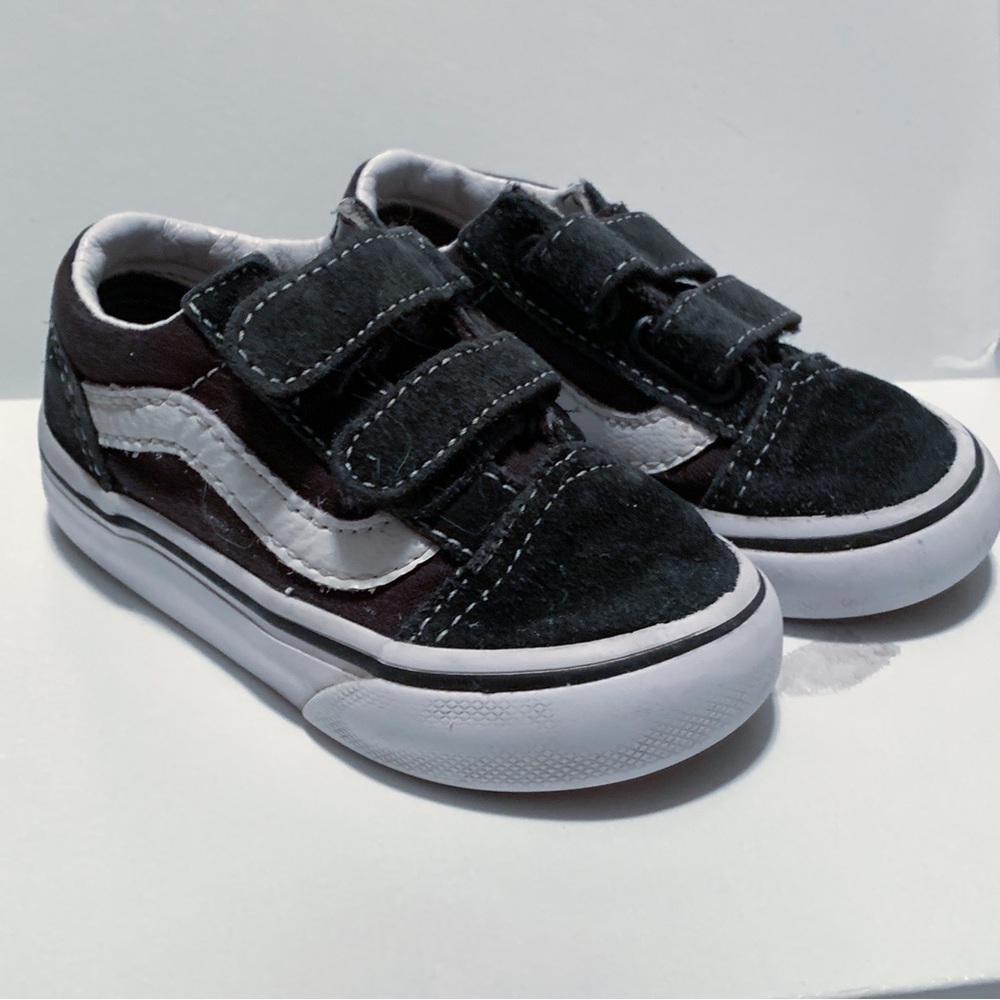 Vans Black and White Toddler Size 5